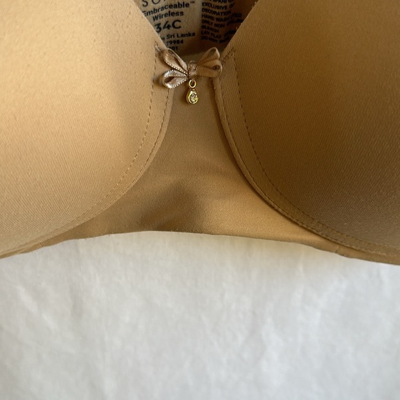 Soma Embraceable wireless beige bra, size 34C - Picture 2 of 4